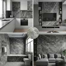 Panel Decorativo Tipo Mármol para Pared 30x60 cm | 10 Piezas | Flexible y Aislante Térmico - DL-107 - Ver 4