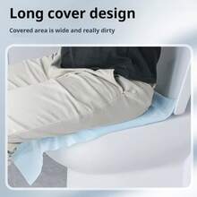 10/20/50pcs Thickened Double-Layer Waterproof Disposable Toilet Seat Covers, Adhesive Backing For Secure Fit, Individually Wrapped - Suitable For Toilet Training, Public Restrooms, Travel, Airplane, Camping And More - Multicolor - View 3