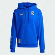 Adidas Men's REAL CS HD Sweatshirt Knit Sweatshirt JZ2237 - Blue - View 3