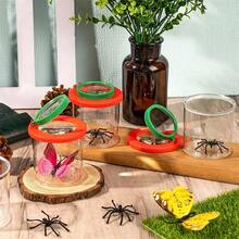 1pc Insect Collecting Box With Magnifier, Compact And Portable, Embrace Nature And Develop Intelligence, Ideal Tool To Understand Various Insects - A - View 4