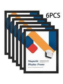 Self-Adhesive Magnetic Sign Holder, Double-Sided Window Magnetic Display Frame, Transparent And Strong Magnet, Suitable For Office/Shop/Door/Glass/Refrigerator Display - 6Pcs - View 9
