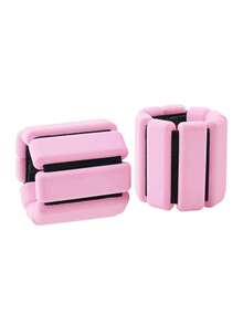 男女通用可调节腕部负重，适用于居家健身、步行、跑步、旅行、普拉提、瑜伽、锻炼、杠铃训练、力量训练。两件套（每只500克/1磅） - 彩色 - 查看 6