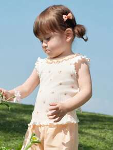 Balabala 2026新款夏季少女甜美背心婴儿无袖马甲休闲外套 - 白色調 - 查看 2