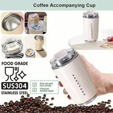 SMEGGEMS Stainless Steel 240ml Vacuum Insulated Tumbler, Reusable Double-Wall Cup For Hot And Cold Drinks Like Coffee, Sparkling Water, Fruit Tea, Juice, Coffee Gift - Below 0.5L - View 3
