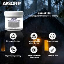 Transparent Waterproof Sealant, Quick Drying With Strong Waterproofing Performance, Suitable For Sealing Cracks On Walls, Kitchen, Bathroom, Doors, Windows And Exterior Walls. Good Sealing Performance, Easy To Use. - Transparent Waterproof Sealant - View 7