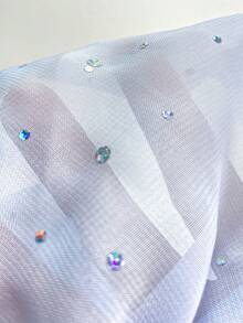 3 pièces/4 pièces/6 pièces Élégantes femmes Brillantes paillettes, Chouchous en maille de couleur unie longue, Supports de queue de cheval, Bandeaux, Convient pour les robes, les tenues quotidiennes, les décorations de coiffure, les accessoires bohèmes. Élastiques à cheveux, Élastiques à cheveux, Élastiques à cheveux - Multicolore - Voir 5