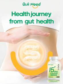 Cápsulas para la limpieza intestinal y de colon de 15 días - Fórmula de fibra premium - 30 cápsulas por frasco. Tomar 2 cápsulas al día durante 15 días. - 2 botellas - Ver 2