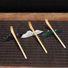 1pc Natural Bamboo Matcha Tea Accessories, Matcha Tea Spoon, Bamboo Tea Scoop For Song Dynasty Tea Ceremony, Japanese Tea Ceremony Supplies, Back To School Season - One Tea Spoon - View 6