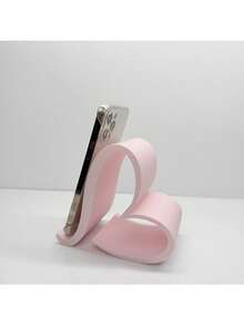 1pc Heart-Shaped Phone Holder | 3D Printed Universal Tablet Stand, Home/Office/Party Decor, Valentine's/Christmas Creative Gift, No Power Needed, Suitable For Tech Enthusiasts - A - View 6