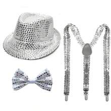 D EXCEED 1/4/5 Pcs 70s 80s Disco And Y2K Style Sequin Gloves, Unisex – Perfect For Retro Cosplay, Disco Themed Parties, And Y2K Rave Parties - Multicolor - View 14