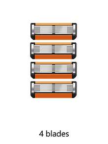 Men's Manual Safety Shaver, Containing 6 Layers Of Stainless Steel Replacement Blades, Suitable For Both Dry And Wet Use, Smooth Shaving, Men's Shaver Set - Safety Razor - View 10