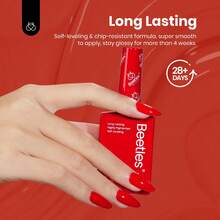 Beetles 15ML 6 Colors  HEMA-Free Pastel Gel Polish - Fairy Tale Dream, Pastel Yellow Pink Blue Purple, Colorful Bottle, Soak Off UV LED Manicure - 15ML 6Colors Hema Free Fiery Passion - 查看 5