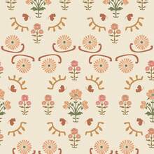 1 Roll Of Simple Plant Floral Wallpaper, Abstract Flower Printed Wallpaper, Exquisite Interior Decoration Film, Suitable For Renovating Decorative Wallpaper On Room Kitchen Cabinets, Various Room Wall DecoratiSelf Adhesive Stickers, Easy To Install And Detachable, Handmade Film Sticking - Cartoon - View 2