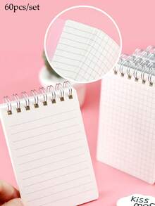 1本透明PP磨砂封面笔记本 便携迷你线圈笔记本 学生笔记本 口袋笔记本 - 多色 - 查看 3