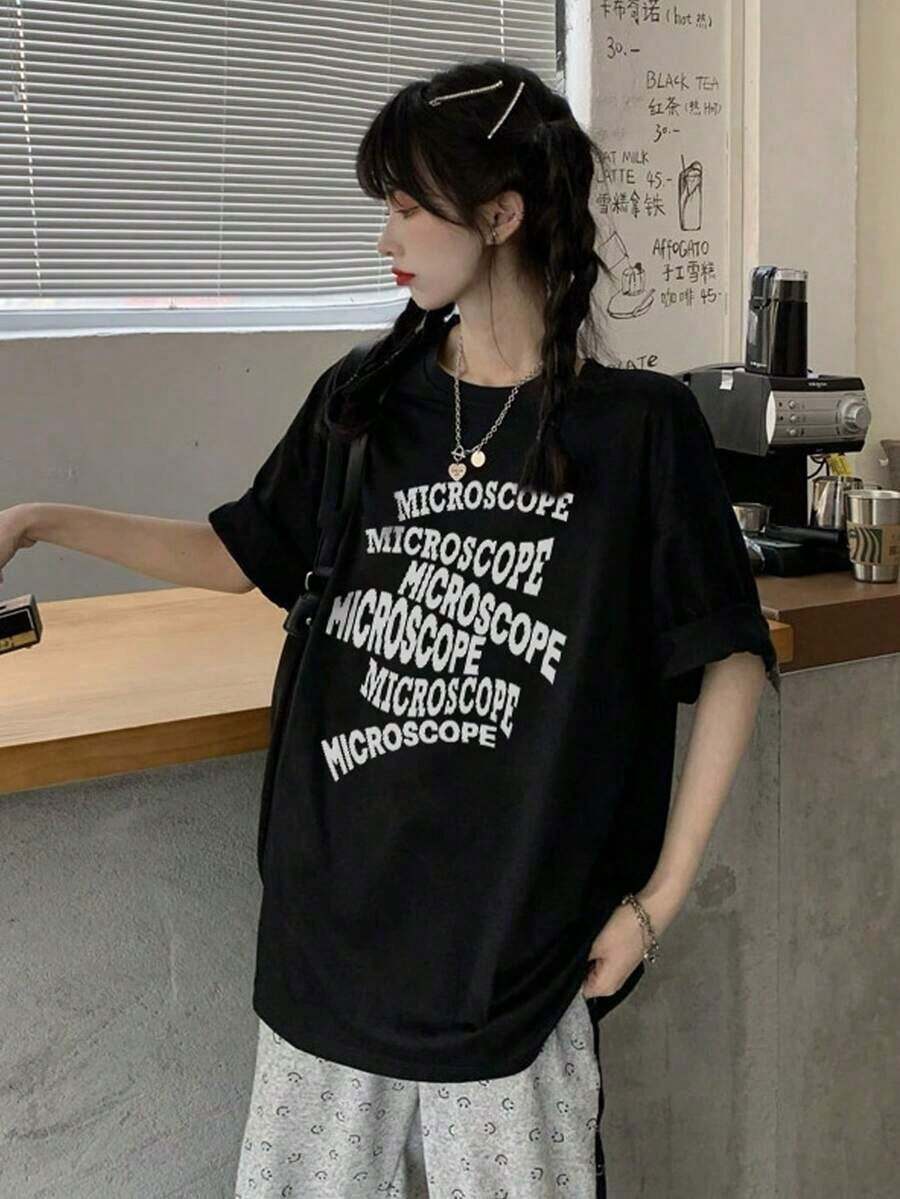 Women T-Shirts - Black - View 1