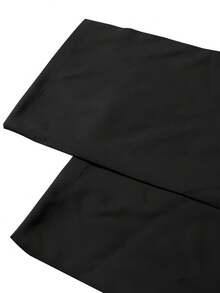 Women's Lightweight Workwear-Style Pants For Spring And Fall, Featuring A Drawstring Waist And Zippered Pockets. With A Simple, Solid-Color Design, They Are Perfect For Outdoor Activities And Everyday Fashion. - màu đen - Xem 6