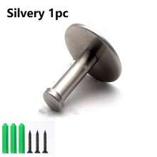 6/1 pieza Ganchos para toallas de baño Ganchos redondos duraderos para abrigos Ganchos para pared montados de forma resistente Ganchos para toallas de pared Ganchos para abrigos para baño/oficina/cocina/dormitorio - Multicolor - Ver 9