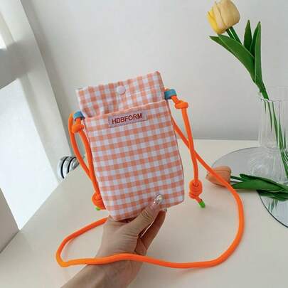 حقيبة كروس بودي صغيرة مربعة النمط، حقيبة كاجوال للكتف للجنسين، محفظة نقود