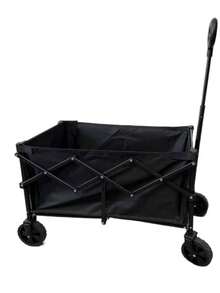 重型全地形折叠花园手推车 - 不锈钢框架和 600D 牛津布,多功能可折叠手推车,适用于露营、园艺,坚固的手柄设计,耐用的车轮设计,可用于花园运输、购物,收纳紧凑,重型设计,耐用面料,工业级材料,多用途手推车,搬运手推车,适合露营者、徒步旅行者和活动组织者使用。 - 彩色 - 查看 11