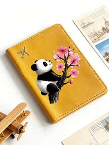 1 chiếc ví đựng hộ chiếu gấp gọn, thiết kế hình gấu trúc dễ thương và họa tiết hoa, phụ kiện du lịch, ví đựng vé, món quà hoàn hảo cho bạn bè, gia đình, đồng nghiệp, phù dâu, có các màu hồng, vàng, xanh dương, trắng, đỏ. Ví đựng hộ chiếu du lịch nhẹ, chống nước, thích hợp cho máy bay, kỳ nghỉ hè. - Nhiều màu - Xem 12