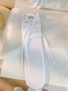 1/3 Pairs Spring/Summer Thin Knee-High Socks, Ballerina Style Mid-Calf Socks, Lolita Bow Socks, Mesh Hollow Stockings, Backless Socks, Lace Straight Tube Socks - Multicolor - View 22