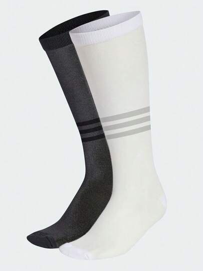 Adidas Originals 2026 Unisex SHEER H CR Calf Socks, Soccer Socks, 2-Pair Long Socks, Discount Pack KD8364
