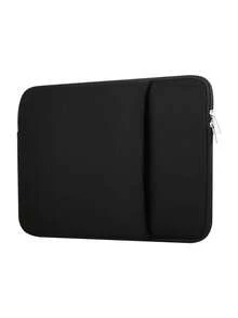 1pc Solid Colored Casual Notebook Laptop Sleeve Case For 11.6/12.5/13.3/14/15.4/15.6/16/17 Inch Laptop, Laptop Bags, Portable Laptop Sleeves - 查看 5