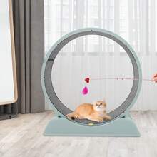 Cat Exercise Wheel Cat Running Wheel Running Wheel For Cats - Blue - View 2