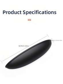 2pcs/Set Car Rearview Mirror Rain Guard, Thickened & Widened Edge - Matte Finish Rain Camera Protector, Auto Decor Accessories, Fit For Cars, Trucks, SUVs Rearview Mirrors - Enhance Visibility In Rainy And Heavy Rain Conditions, Universal Fit Car Rearview Mirror Rain Shield, Rain & Sunshade Auto Accessories, Good Modification Parts, Rain Cover, Auto Supplies - Gaya panjang, setengah lingkaran - View 4