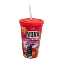 1pc 475ML Netflix Officially Licensed Straw Tumbler With Lid Reusable Cold Cup  Character Plastic Water Bottle Anime Collectible Drinkware Kitchen Dining Accessory Office Desk Accessory BFF Matching Cups Poolside Drink Mat Match Kawaii Kitchenware Birthday Gift - Multicolor - View 14