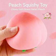 减压模拟挤压桃子大桃子趣味Q软慢回弹减压玩具 - 彩色 - 查看 4