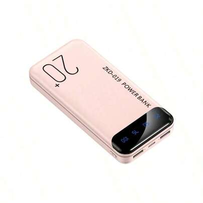 Power Bank 20000mAh Power Bank, Large Capacity, Portable Charger, Type-C/Micro Interface, Slim Battery Pack, External Mobile Phone Charger Compatible, Tablet, Smart Watch, Suitable For IPhone, Android And Other Mobile