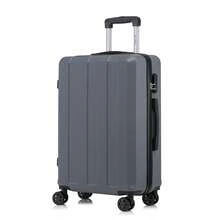 YONSLY Suitcase 16/20/24/28 Inches With 4 Wheels 360° Combination Lock Mesh Pocket Soft Rubber Handle Lightweight Large Travel Suitcase For Vacation - 深灰色 - 查看 13