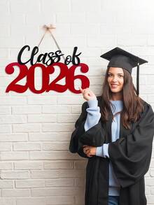 Dekorasi Wisuda 2026, Identifikasi Kelas 2026, Dekorasi Siluet 2026, Latar Belakang Foto Wisuda, Identifikasi Warna yang Dapat Disesuaikan, Dekorasi Wisuda SMA/Universitas, Identifikasi Kelas Wisuda 2026, Perlengkapan Pesta Wisuda, Identifikasi Grafiti DIY, Perlengkapan Foto Wisuda - Liontin Kelulusan 2026 (Merah) - View 1
