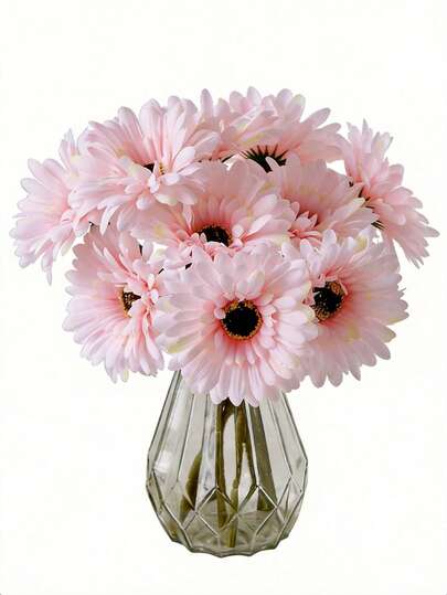 Artificial African Daisies, Silk African Daisies, Faux Gerberas, Fake Sunflowers, Bulk Fake Flowers For Wedding Bridal Bouquets, Parties, Home Kitchen Decor, Garden Decor, Outdoor Plants, Gardening, Artificial Flowers, Fall Decor, Etc.