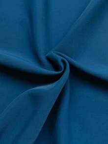 Men's Embroidered Robe Thobe, Men's Solid Color Pullover Gandoura Thawb, Traditional Arabic Men Gandoura Thobe Robe With Pockets - Blue - View 7