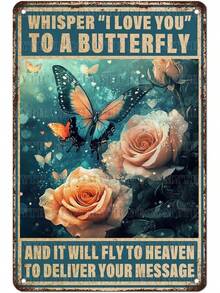 Dragonfly Tin Sign Plaque Tin Metal Plaque Vintage Dragonfly Art Words Of Let It Be Wall Decor Patio Garden Porch 12 * 8inchFor Home, Cafe, Bar, Garden - No Electricity Needed, Durable Metal Art, Front Door Decor, Cafe Decoration, | Retro Tin Sign, Funny Metal Sign, Bar Decor, Garage Sign, Metal Plaque, Kitchen Sign, Man Cave Decor--Vintage Metal Tin Sign, Retro Advertisement Wall Art Garage, Man Cave, Bar & Kitchen Decor, Wall Decor, Retro, Garage Decor, Room Decor, Man Cave, Idea, Vintage Poster, Retro Sign, Metal Poster, - Chuồn chuồn6 - Xem 2