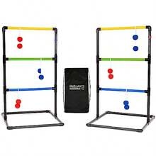 Juego de Escalera de Grado Profesional para Interiores y Exteriores con 6 Bolas de Goma Suave Funda de Transporte de Viaje - Multi - Ver 1