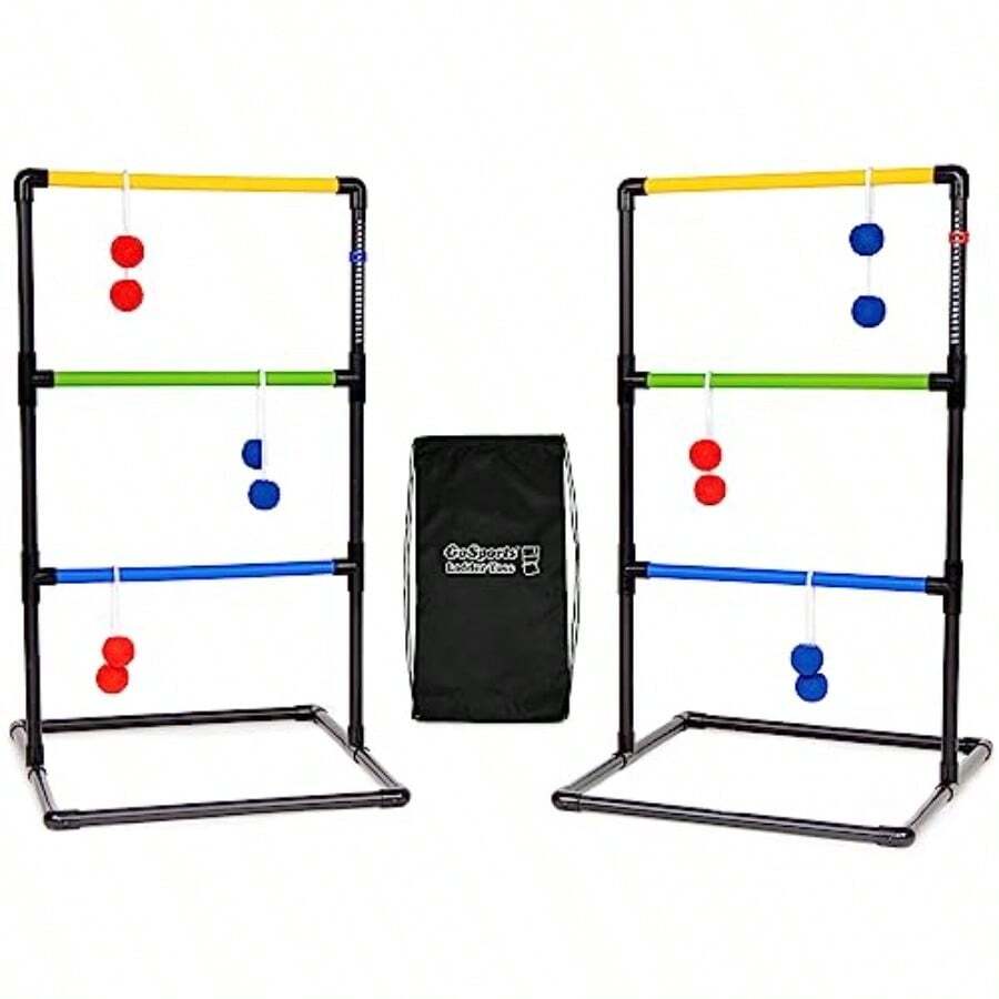 Juego de Escalera de Grado Profesional para Interiores y Exteriores con 6 Bolas de Goma Suave Funda de Transporte de Viaje - Multi - Ver 1