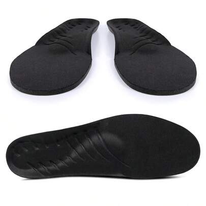 1 Pair - Unisex Sponge Insoles, Supportive Cushion, Soft Elastic Breathable, Comfortable No Creases