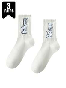 5双男女通用复古字母船袜 | 四季皆宜的中性休闲袜 - 彩色 - 查看 8