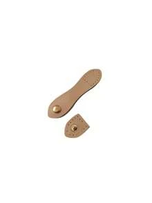 Botones de cuero artesanal DIY, accesorios de costura plegables, ganchillo/billetera/bolso, botones a presión de cuero artificial multicolor adecuados para bolsos y billeteras, anillos metálicos, cosas lindas y femeninas - Multicolor - Ver 16
