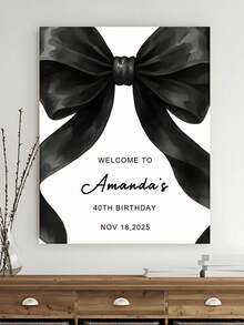 Customized Welcome Sign, Personalized Party Photo Booth Prop, Suitable For Bridal Shower, With "Bride Or Die" Slogan, Gothic Theme Decor And Photography Accessory, Great For Weddings And Baby Showers - Multicolor - View 8
