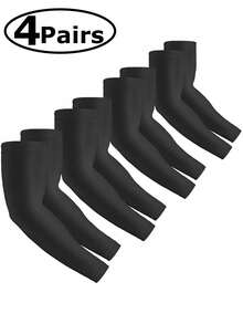 4pcs/2pcs Men's Cooling Compression Arm Sleeves, Suitable For Young People, Can Cover Tattoos, Summer Clothing Fake Tattoo Arm Sleeves, Arm Sleeves, Holiday Gift - Multicolor - View 2