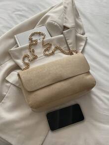 2026 Autumn Minimalist Casual Women's Shoulder Bag, Fashionable Chic Daily Wear Crossbody Bag - Khaki - View 3