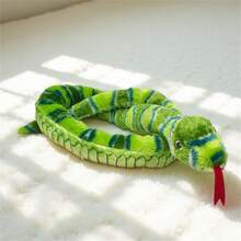 120cm/47.24inch Snake Plush Toy, Soft And Fluffy Stuffed Animal, Suitable For Room Decoration, April Fool's Day, Halloween, Children's Birthdays, Mother's Day, Graduation Season, Weddings, And More. - Multicolor - View 16