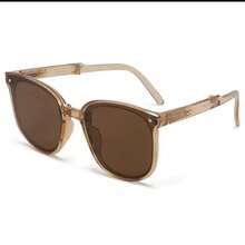 5副装 2副装 1副装 小盒方形时尚眼镜 新款个性化金属海洋时尚眼镜 女士高端街头眼镜 - 金色 - 查看 19