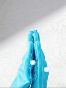 高级宠物洗澡手套、狗狗洗澡配件、刷子、塑料洗澡手套、防刮硅胶手套 - 彩色 - 查看 3