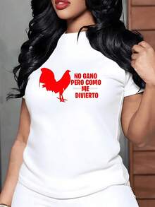 Símbolos de unión entre México y Canadá representados con letras vibrantes verde blanco y rojo que expresan orgullo cultural y conexión internacional camiseta de mujer casual 220g - Blanco - Ver 1