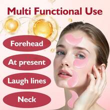 Xioimy 60片桃胶胶原蛋白压纹眼膜，富含烟酰胺和透明质酸钠，抚平细纹、紧致肌肤、保湿滋润，适合所有肤质，眼部护理 - 數量 - 查看 8